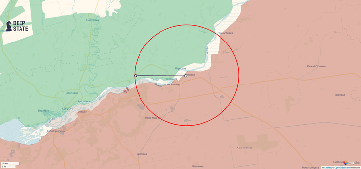 Удар по ЗРК Тор РФ, Каховка і ЗРК ТОР, дрон