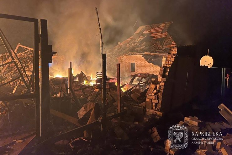 Наслідки обстрілу України в Харківській області