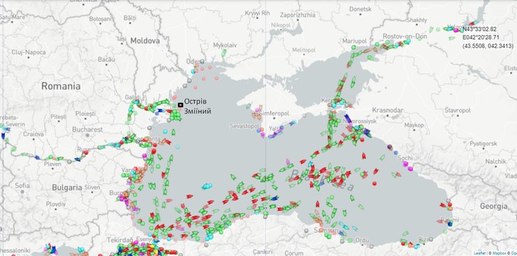 Ситуація біля острова Зміїний