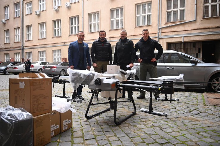 DJI Agras T30, дроны