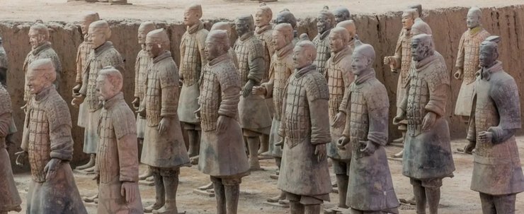 фарба, теракотова армія, теракотові воїни