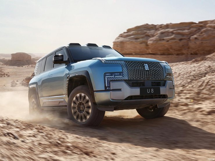 BYD Yangwang U8 2023, BYD Yangwang U8, новый BYD Yangwang U8, электромобиль BYD, внедорожник BYD