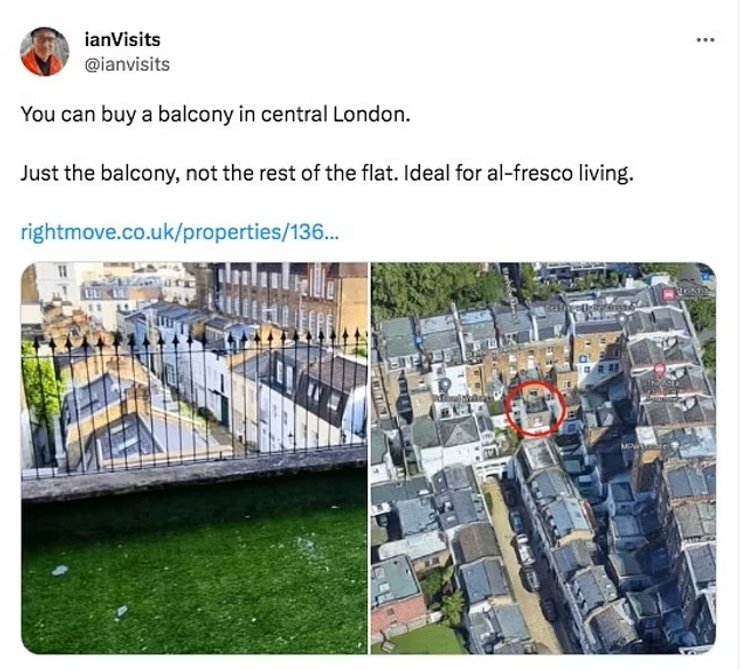 лондон, балкон, тераса, продаж