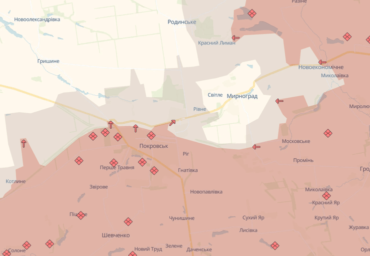 Бої в Покровську 9 грудня