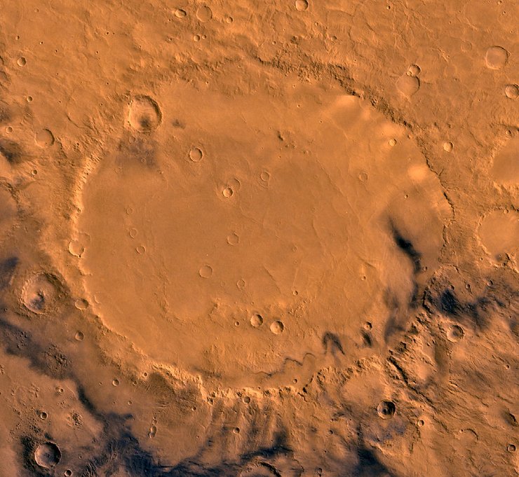кратер Скиапарелли, Марс