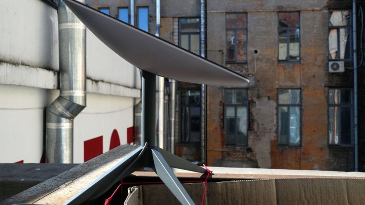 терминал Starlink, установленный в Одессе