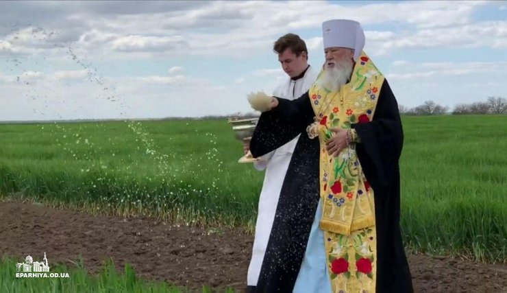 Одесская епархия УПЦ МП совершила молебное песнопение о дожде