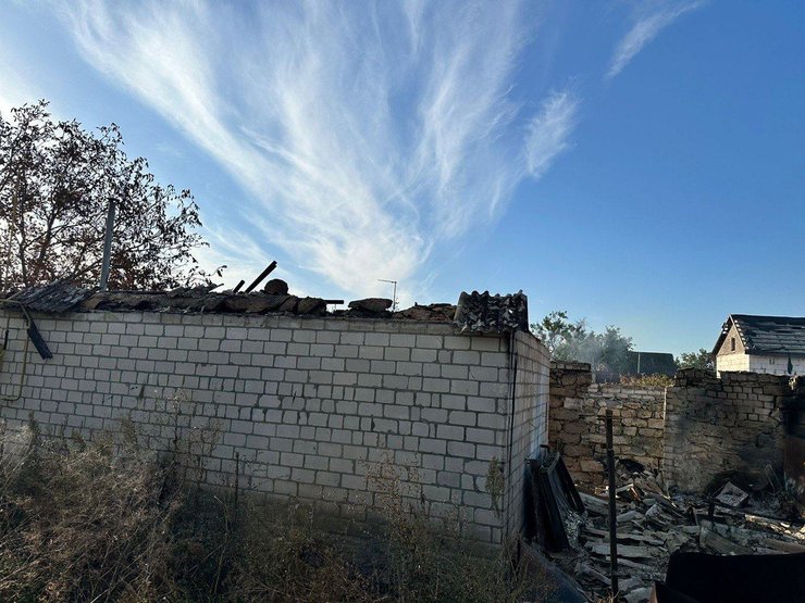 Обстрел Херсонской области, обстрел Херсонская область, обстрел Кизомыс, зажигательные боеприпасы