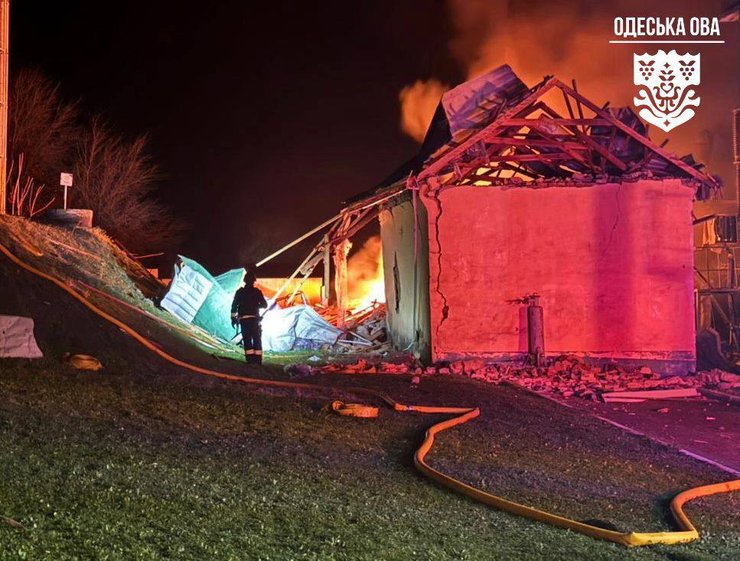 Последствия атаки на Одесскую область