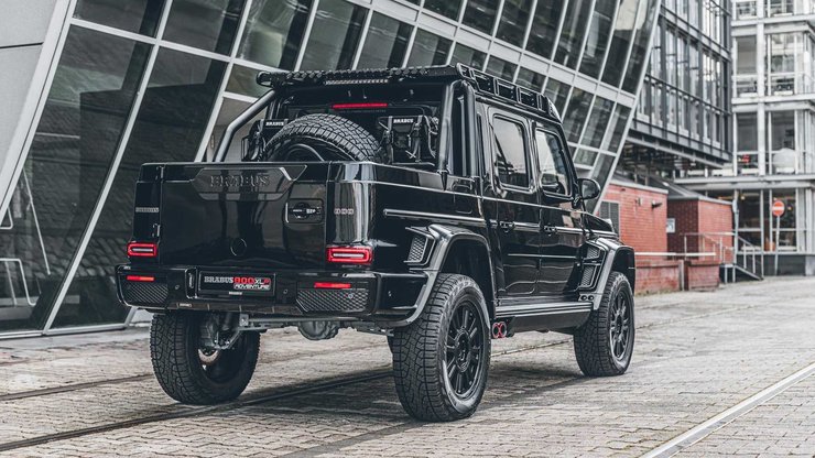 Brabus 800 Adventure XLP Superblack, Brabus 800, Mercedes-Benz G-Class, тюнинг Гелендвагена, пикап Гелендваген