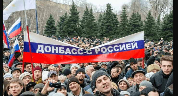 днр, росія, мітинг