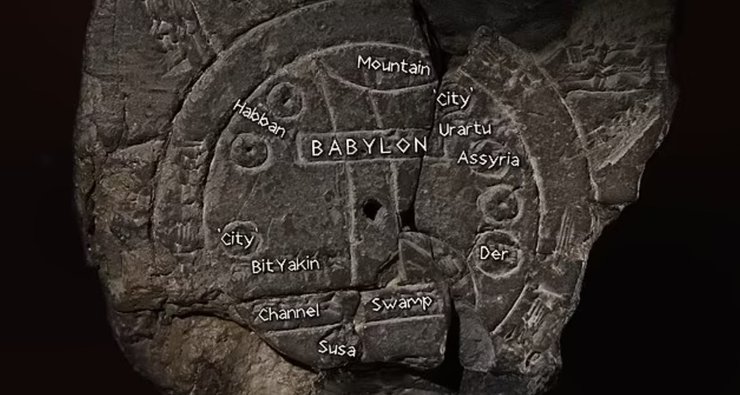 вавилон, карта