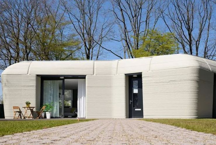 3D, 3D-принтер, жилой дом, технологии 3D, 3D-проекты в Нидерландах