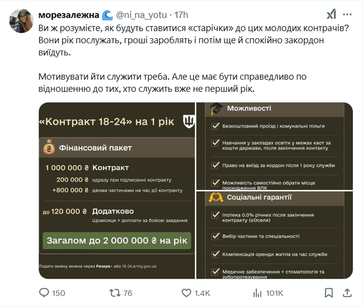 контракт для молодежи, контракт с ВСУ, контракт с 18 лет, несправедливость контракта с 18 лет