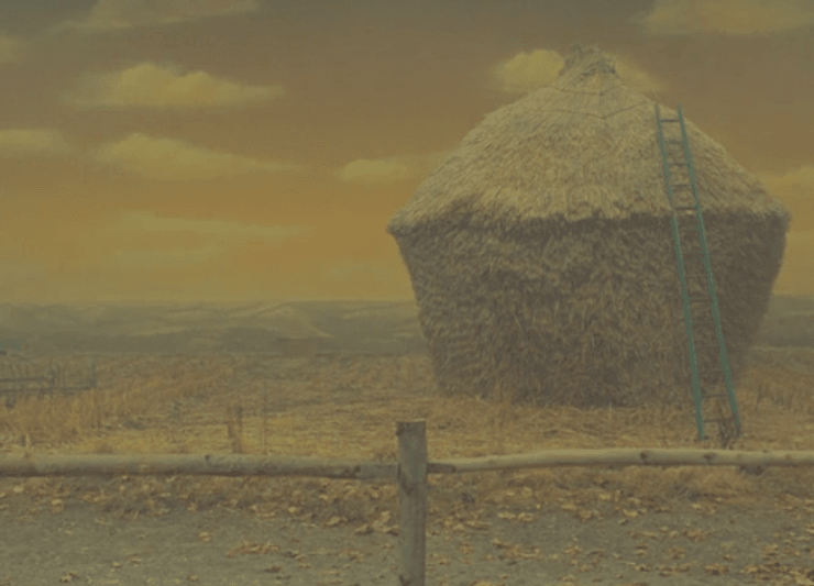 Чудова історія Генрі Шугара, фільм Веса Андерсона, Генрі Шугар, копиці сіна, клод моне, імпресіонізм