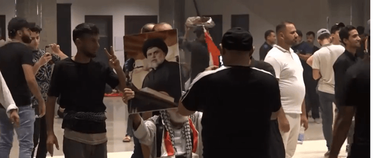 парламент ирака протесты, парламент ирака, протесты в багдаде