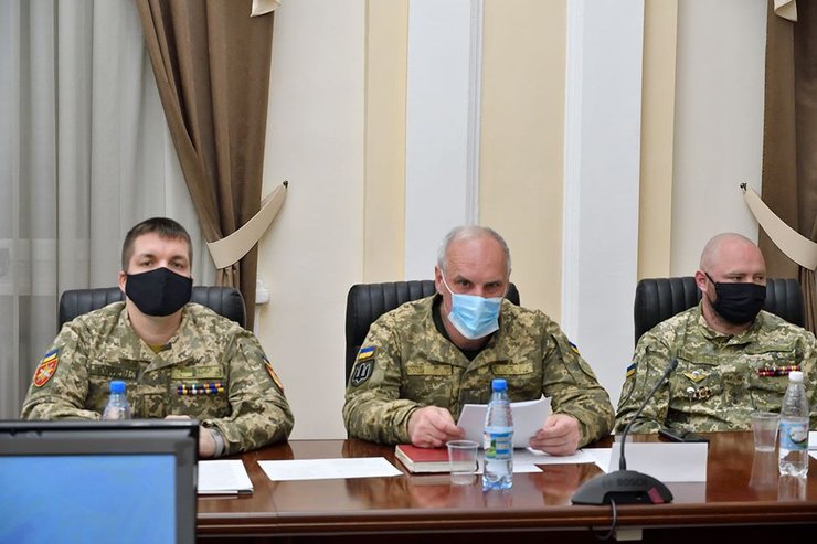 Совещание в ГШ ВСУ по резервистам