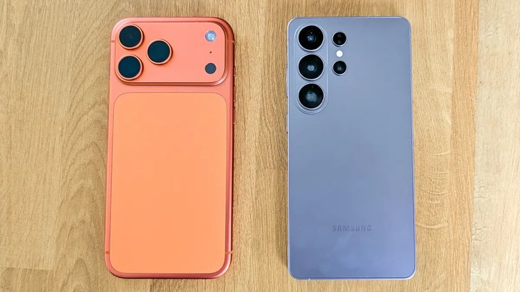 Смартфони iPhone 17 Pro Max та Samsung Galaxy S26 Ultra