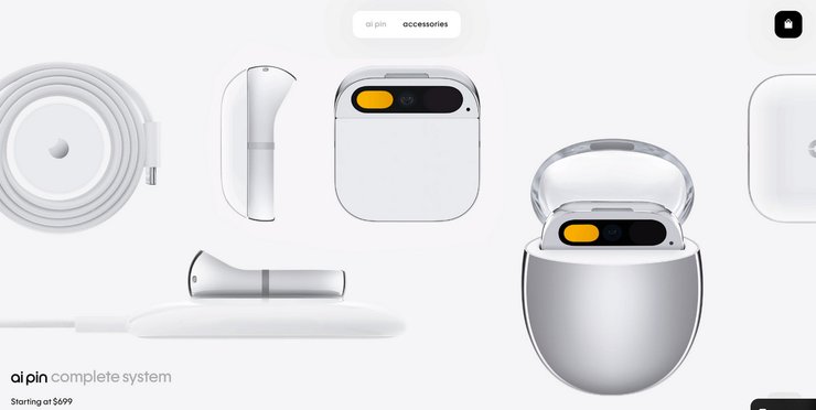 Ai Pin, Humane, гаджет, искусственный интеллект, замена смартфону