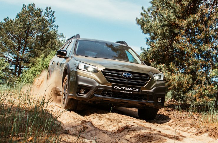 Субару Аутбек на бездорожье