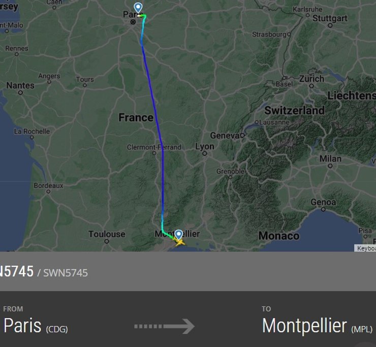 записи "чорних скриньок". Літак, Монпельє, літак, літак впав, авіакатастрофа, льотні інциденти, пригоди в небі, літак впав сьогодні, США, аварія літака, літак у франції, аеропорт Монпельє, аеропорт закритий,