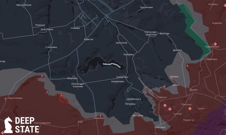 карта боевые действия, карта DeepState