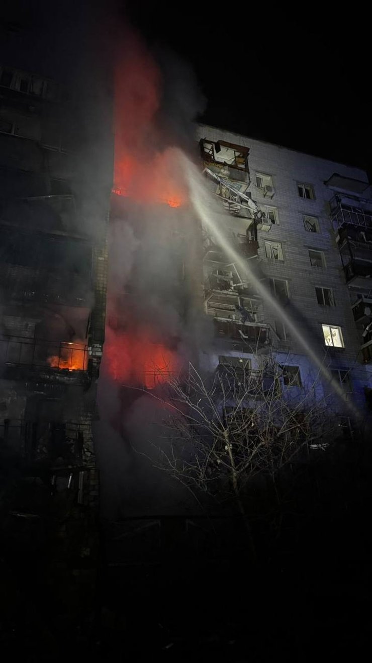 Пожар в доме в Вышгороде, в котором, вероятно, жил работник Fire Point