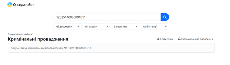 Документи у справі про вбивство Парубія недоступні