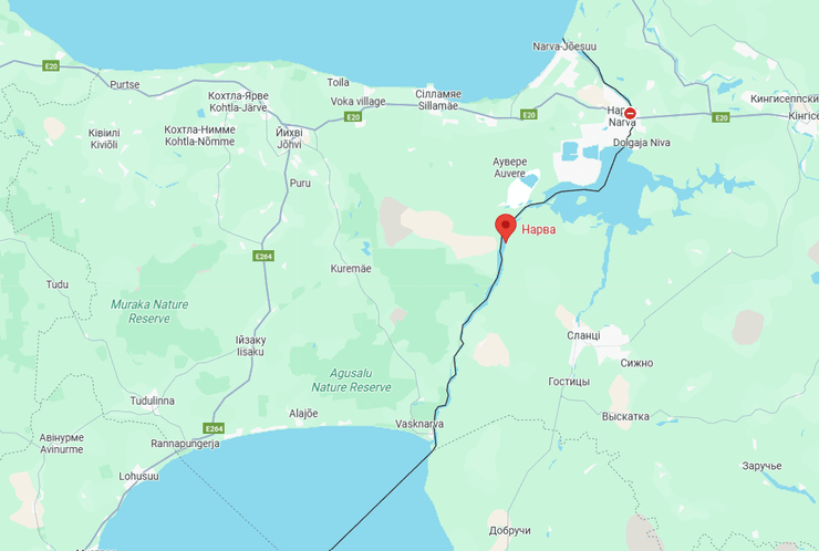 Поляк хотів перепливти на матраці річку Нарва і вступити до ЗС РФ