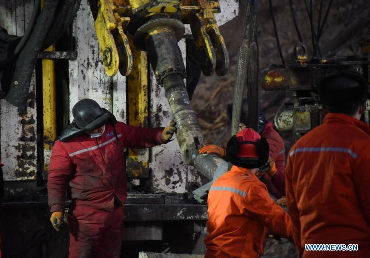 Китай, Шахтарі, Записка, Обвал, Рятувальники, Шахта