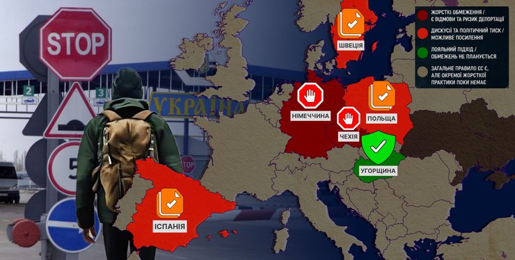 временная защита ЕС, депортация украинцев, украинцы в Европе