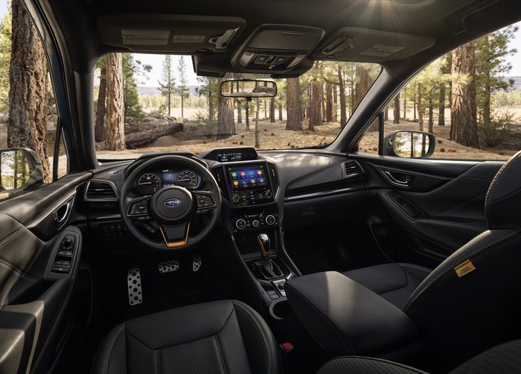 Салон Subaru Forester, Subaru Forester Wilderness, кроссовер Subaru, Subaru Forester 2022