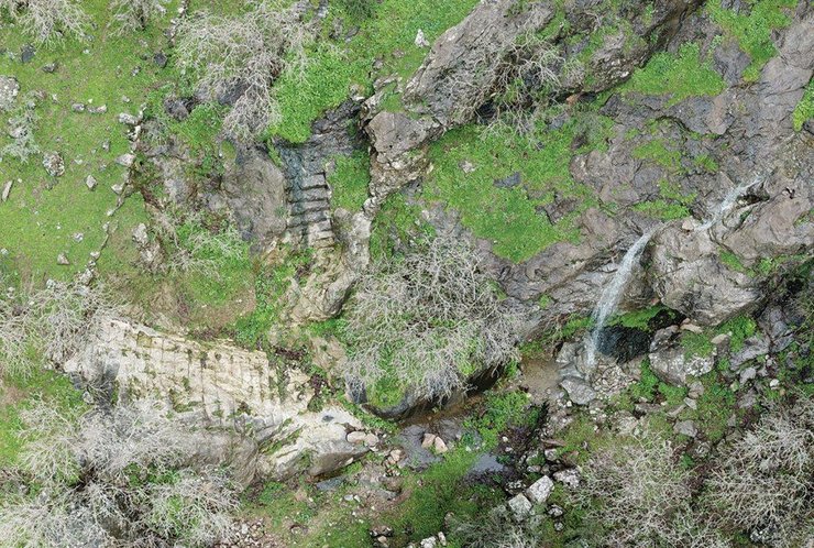 зороастрийское святилище, руины, природа, фото