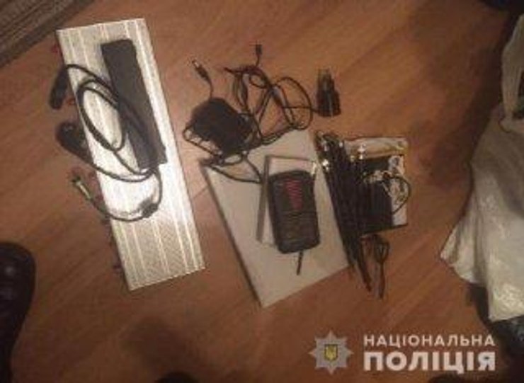 Изъятое оборудование