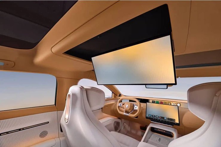 салон аватр 12, Avatr 012, Huawei Avatr, електромобіль Huawei, китайський електромобіль