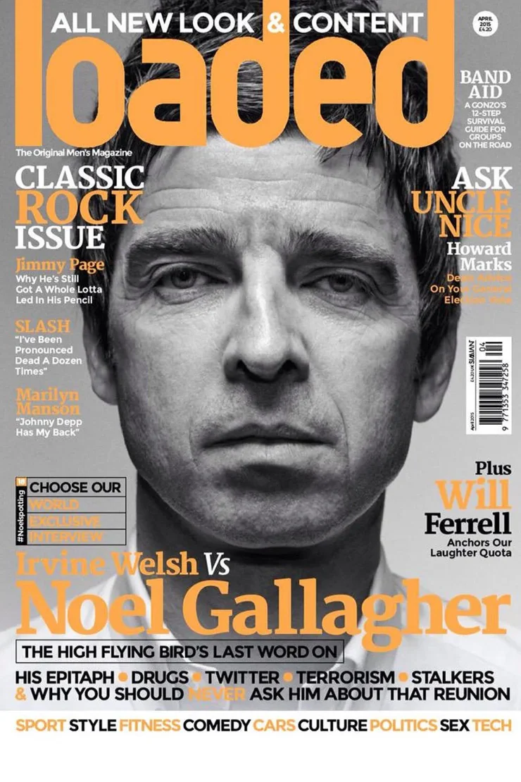 Журнал loaded, loaded підписка, loaded електронна версія, обкладинка, Ноель Галлахер