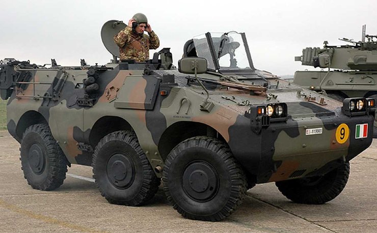 вооружение ВСУ, VBL Puma 6x6, бронетранспортер Puma 6x6, итальянский бронетранспортер,