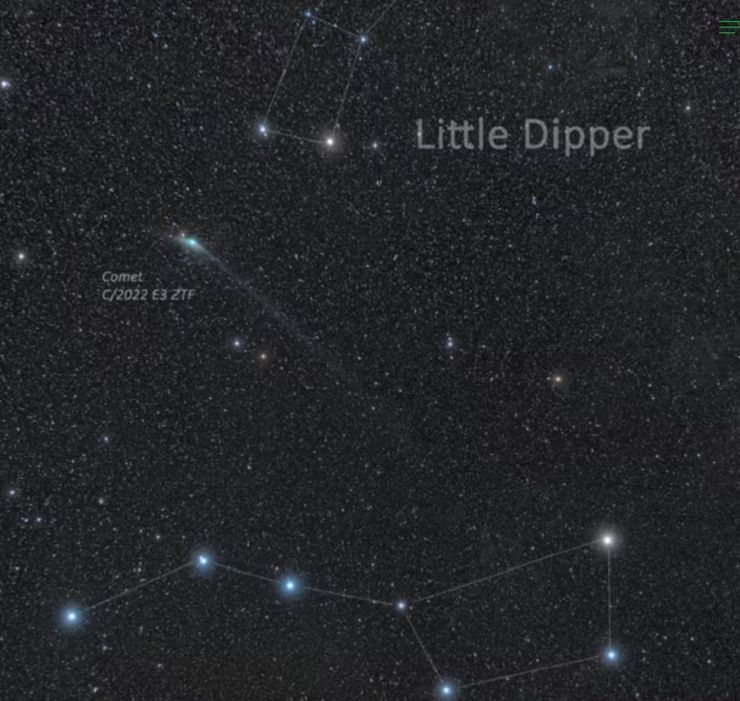 комета C/2022 E3 ZTF