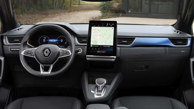 салон Renault Captur, Renault Captur 2024, новый Renault Captur, новый Renault Captur, кроссовер Renault