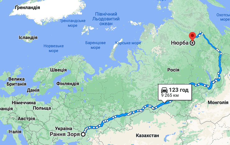 Нюрба на карті, нюрба якутія, нюрба мобілізація