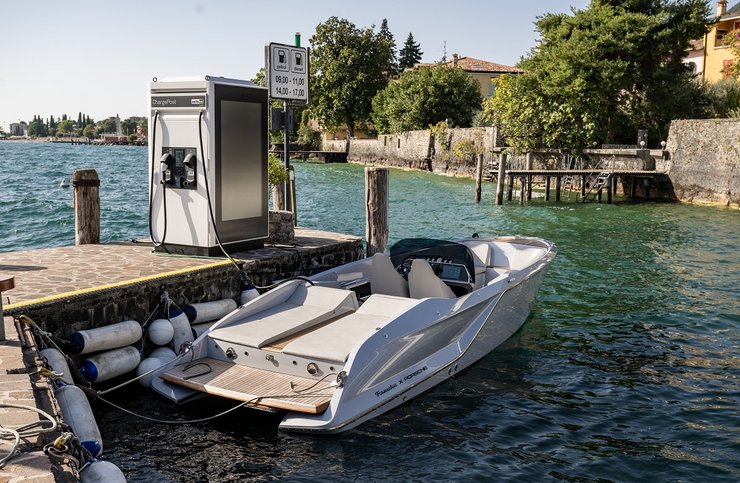 Frauscher x Porsche 850 Fantom Air, катер Porsche, электрический Porsche