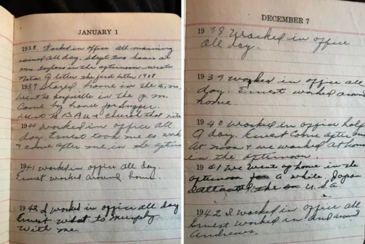 Знахідка в покинутому будинку, особистий щоденник, записи в щоденнику, незвичайна знахідка,