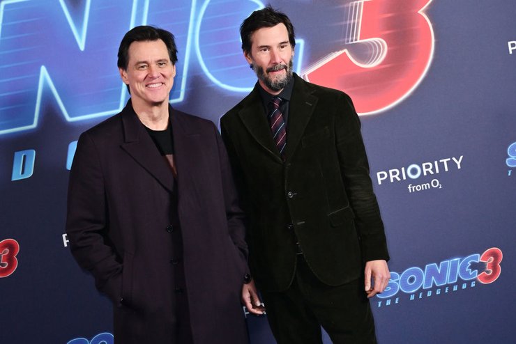 Джим Керри и Киану Ривз