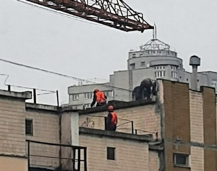 демонтаж,  дом, взрыв на позняках