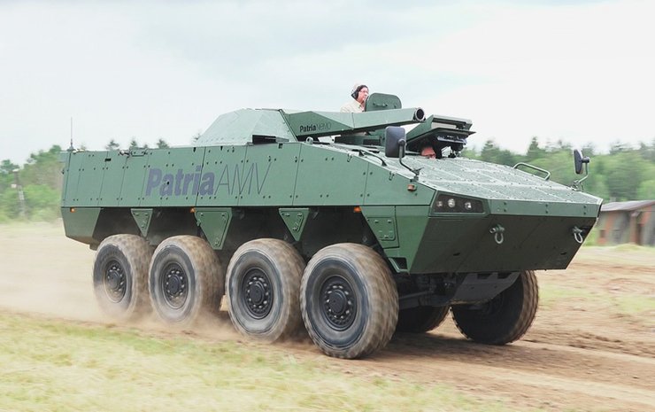 Бронированная модульная машина Patria AMV
