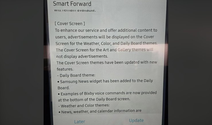 samsung попередження про рекламу розумні холодильники samsung побутова техніка