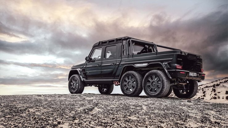 Шестиколесный гелендваген, Mercedes G-Class, Brabus XLP, тюнинг Гелендвагена