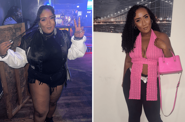 Пешн Найт до і після схуднення, яка стала впевненою і надихаючою жінкою