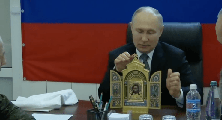 Владимир Путин, икона, Путин в Украине, Путин в Херсонской области