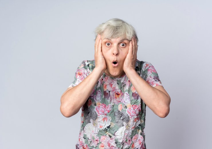 жінка здивування